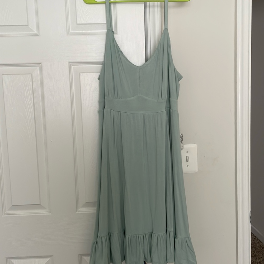 Light blue skater dress